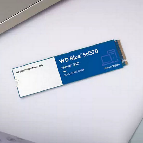 1TB Western Digital WD Blue WDS100T3B0C SN570 PCIE3.0 M.2 Solid State Disk (SSD) Read: 3500MB/s, Write: 3000MB/s